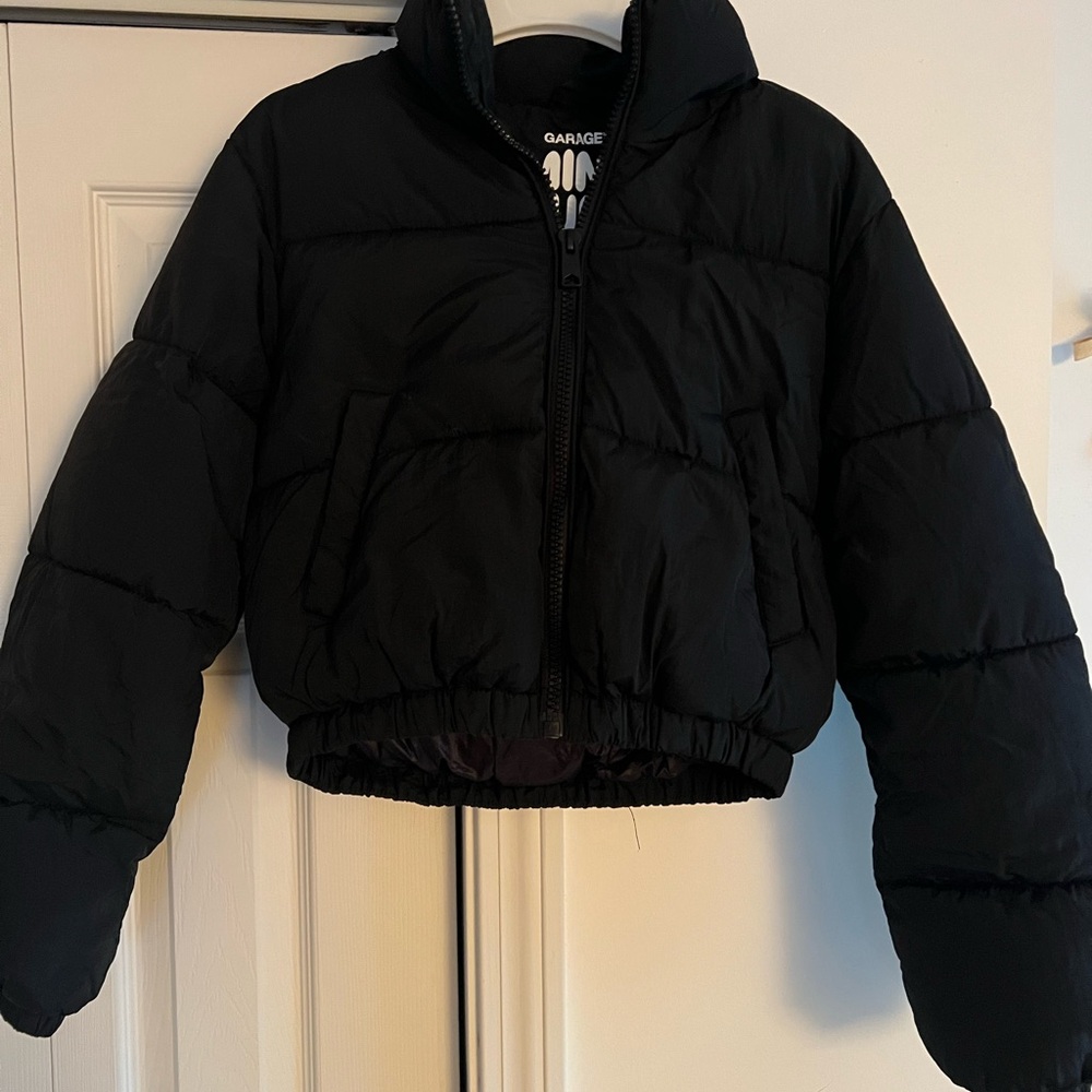 Garage Black Puffer Jacket